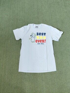 Youth Yogi Bear Best Day Ever Boys Kids Cartoon Light Blue T Shirt Sz XL